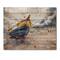 Designart - Wooden Boat On The Baltic Shores - Nautical & Coastal Print on Natural Pine Wood